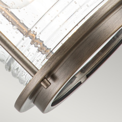 Średnia latarnia naścienna Ashland Bay - 1 źródło światła - Oksydowany brąz