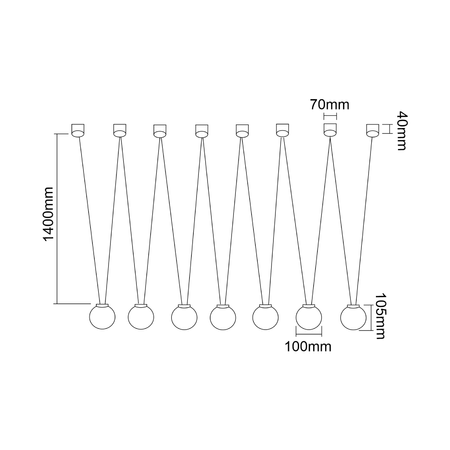 Lampa wisząca Movo VII