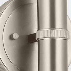 Kinkiet Torche - 2 źródła światła - Szczotkowany nikiel