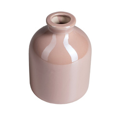 WAZON CERAMICZNY - RÓŻOWY - 13X17CM - JOLIPA - MY HONEY HOME