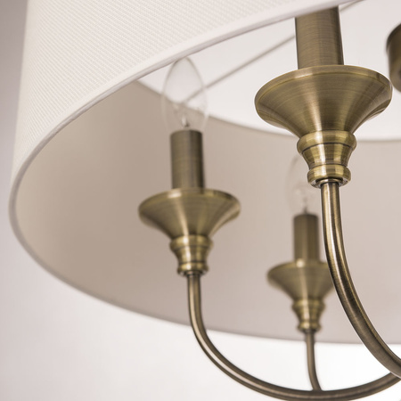 Lampa wisząca ABU DHABI P06871BR-WH