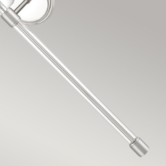 Kinkiet Barbour - 1 źródło światła - Polerowany nikiel