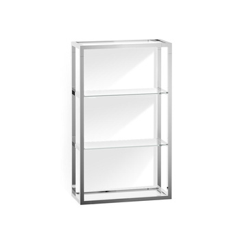 Regał łazienkowy Decor Walther Chrom / transparentne szkło