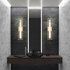 Duży kinkiet Blakley - 1 źródło światła - Szczotkowane złoto