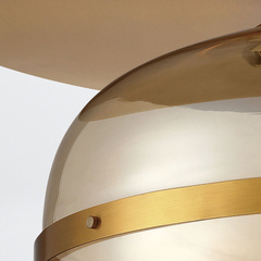 Duży plafon Nottingham - 3 źródła światła - Antyczny mosiądz