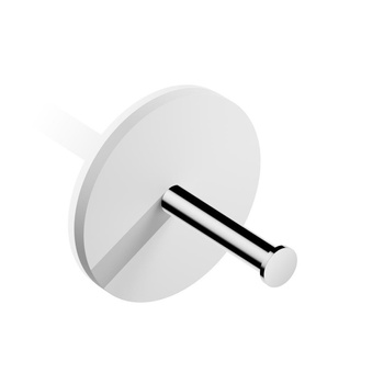 Uchwyt na papier toaletowy Decor Walther Biały mat / Chrom