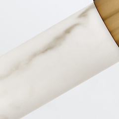 Duży kinkiet LED Ibiza - Klasyczny mosiądz