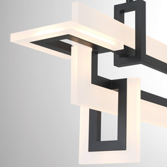 Mała lampa wyspowa Inizio - Matowa czerń