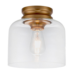 Plafon Hounslow - 1 źródło światła - Oksydowany mosiądz