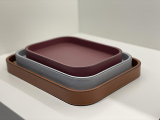 TACA SKÓRZANA - 17.5 x 23.5 x 3.5 CM - GIOBAGNARA - MY HONEY HOME