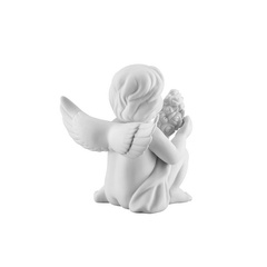 Anioł duży z kwiatami