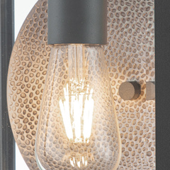 Duża latarnia wisząca Byron - 1 źródło światła - Grafitowy