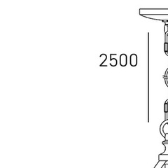 Lampa wisząca ZURICH P01623BK