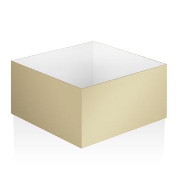 Pudełko Decor Walther matowe złoto 24-karatowe