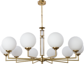 LAMPA WISZĄCA - ARTU GLASS - MOSIĄDZ PATYNOWANY - KUTEK MOOD - MY HONEY HOME