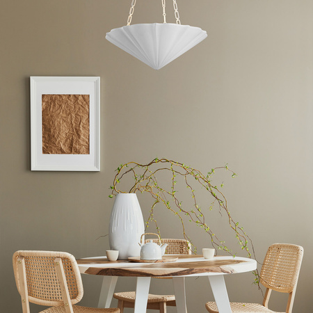 Lampa wisząca Martine - 3 źródła światła - Antyczna biel