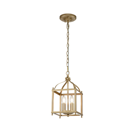 Mała lampa wisząca Larkin - 2 źródła światła - Naturalny mosiądz