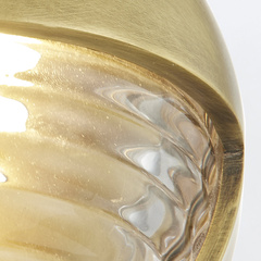 Mały kinkiet LED Palais - Vintage mosiądz