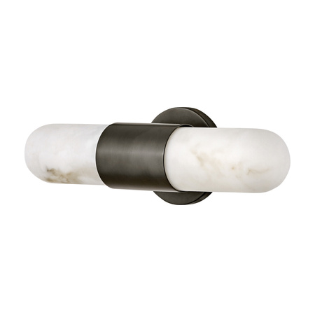 Średni kinkiet LED Ibiza - Oksydowana czerń