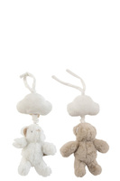 MIŚ POZYTYWKA - SZARY - 20X6X40CM - JOLIPA - MY HONEY HOME