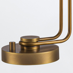 Lampa stołowa Wynwood - 1 źródło światła - Vintage mosiądz