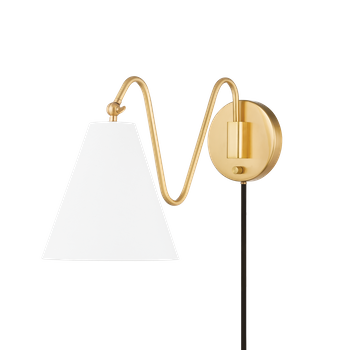 kinkiet z wtyczką Onda kolekcji Mitzi