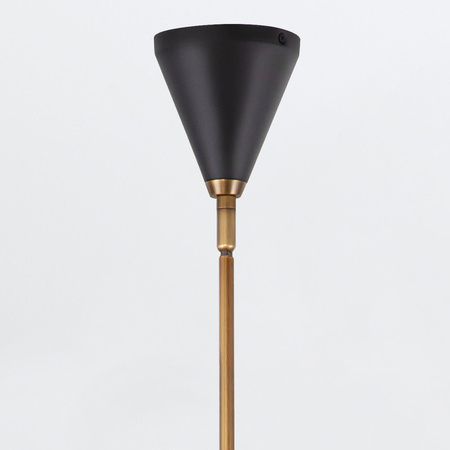 Żyrandol Brickell - 5 źródeł światła - Matowa czerń