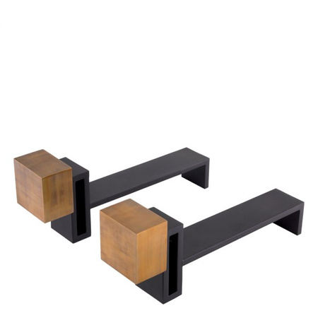 Kozioł do kominka Andiron Chitry zestaw 2 szt. - Eichholtz - My Honey Home