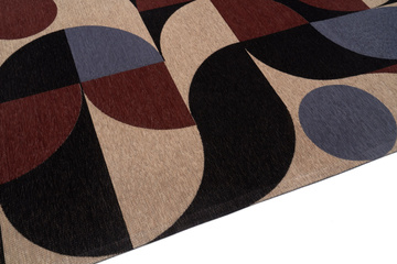 DYWAN DECO BLUE COPPER ART DECO 160 X 230 CM FARGOTEX - MY HONEY HOME