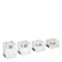 Tealight Holder Giancarlo low set of 4