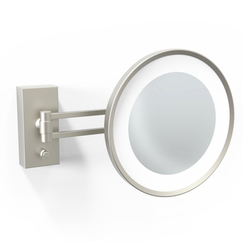 Lusterko kosmetyczne podświetlane Decor Walther nikiel satynowany