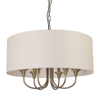 Lampa wisząca ABU DHABI P06871BR-WH