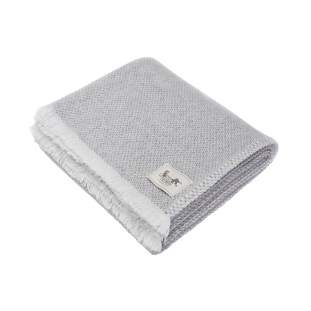Pled z Alpaki tkany ręcznie dwustronny 130x220 - MyAlpaca - My Honey Home