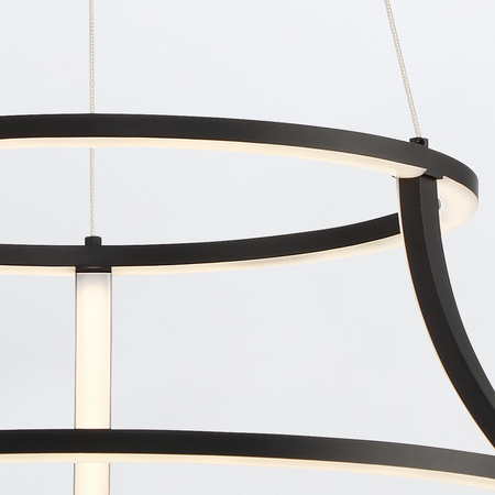 Żyrandol Cadoux - Matowa czerń