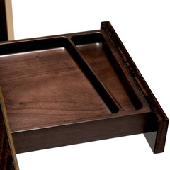 Biurko Eichholtz Xenon  eucalyptus veneer brushed brass finish