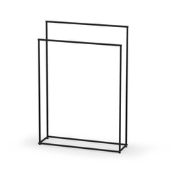 Stojak na ręcznik Decor Walther Czarny mat