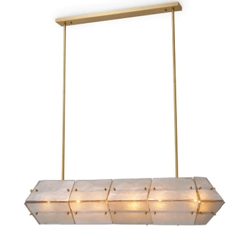 Żyrandol Ferrucci antique brass finish Eichholtz