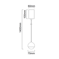 Lampa wisząca Bolicina Gold