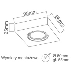 Oprawa wpuszczanaArni