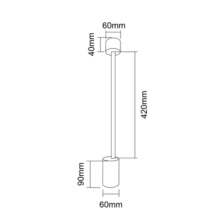 Oprawa natynkowaTuka Nero L