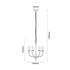 Lampa wisząca Castella