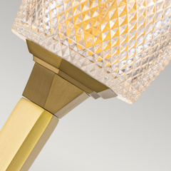 Kinkiet Verity - 1 źródło światła - Szczotkowany mosiądz