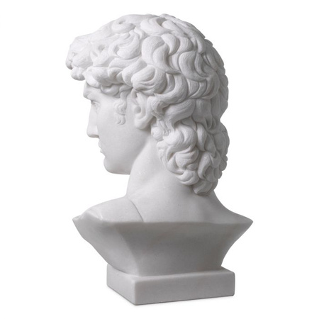 Dekoracja David white marble