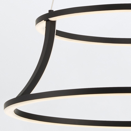 Żyrandol Cadoux - Matowa czerń