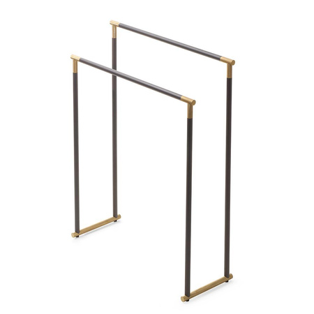 Stojak na ręcznik Decor Walther Ciemny Metal mat /matowe złoto 24-karatowe