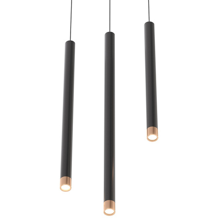 Lampa wisząca Q I Nero / Rose Gold 40