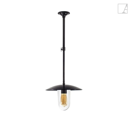 Lampa wisząca Authentage Elébase na rurze