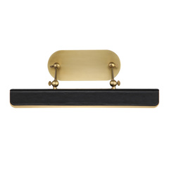 Średnia obrazówka LED Valise Picture - Vintage mosiądz, skóra smokingowa