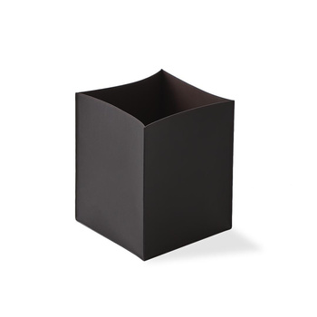 Pojemnik na papier bez pokrywki Decor Walther NAPPA Skóra naturalna Czarny-brown