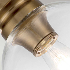 Plafon Tabby - 1 źródło światła - Oksydowany mosiądz